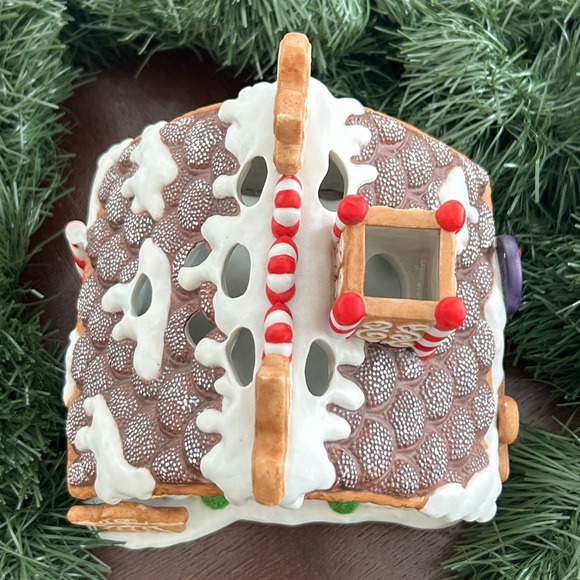 Vintage PartyLite Gingerbread Hand Painted Tealight House Village Retired - Picture 13 of 16